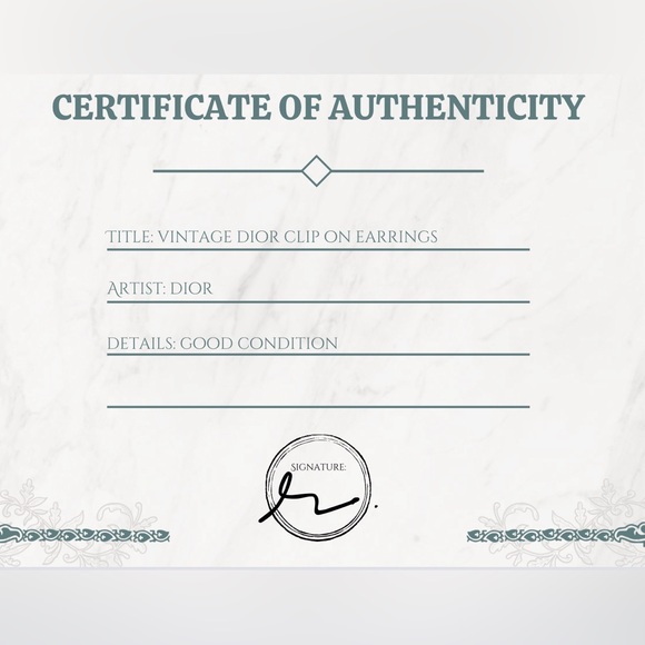 Vintage Christian Dior earrings CD‎ - Picture 4 of 4